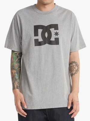Men's DC Grey Star Short Sleeve T-Shirt
