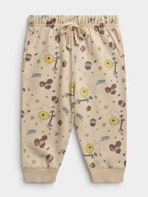 Jet Toddler Girls Almond Milk Winnie The Pooh Active Pants