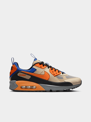 Nike Men's Air Max 90 Drift Grey/Orange Sneaker