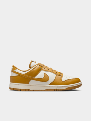 Nike Men's Dunk Low White/Tan Sneaker