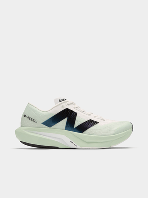 New Balance Mens Fuelcell Rebel v4 Green/White Running Shoes