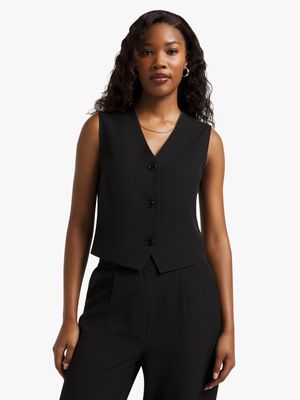 Exact Women's Black Waistcoat