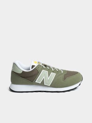 Mens New Balance 500 V2 Green/Grey Sneaker