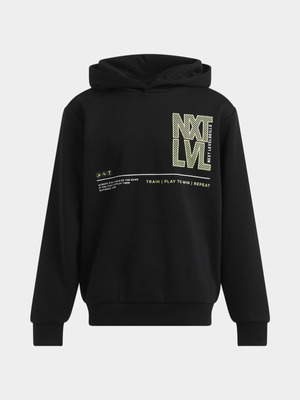 TS Boys Graphic Black Hoodie