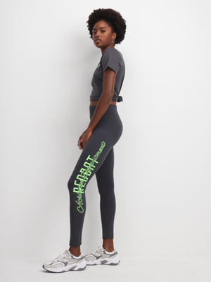 Redbat Athletics Women's Charcoal Leggings