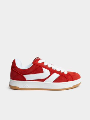 Mens Kappa Logo Marlon White/Red Sneaker