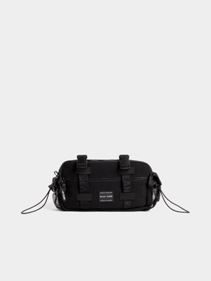 Men's Relay Jeans Canvas Crossbody Black Bag
