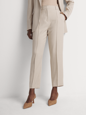 Tapered Leg Pintuck Pants