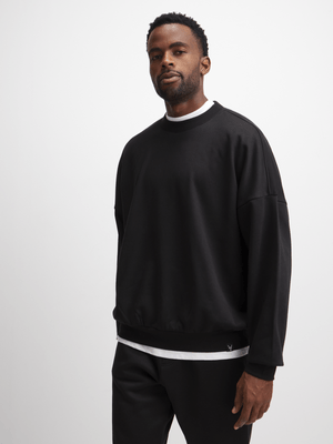 Exact Men's Black Sweat Top
