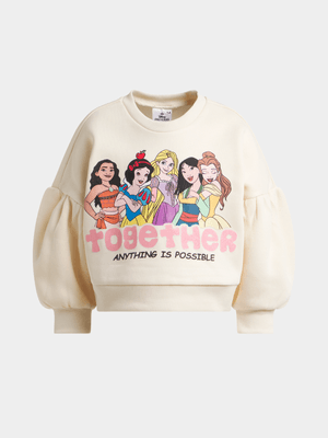 Jet Younger Girls Almond Princesses Cropped Active Top