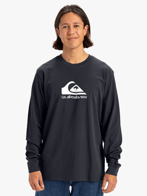 Men's Quiksilver Corp Logo Long Sleeve T-Shirt
