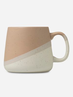 Stripe Mug Matt Pink 450ml