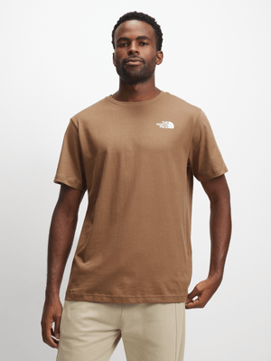 The North Face Mens Redbox Graphic Latte Tee