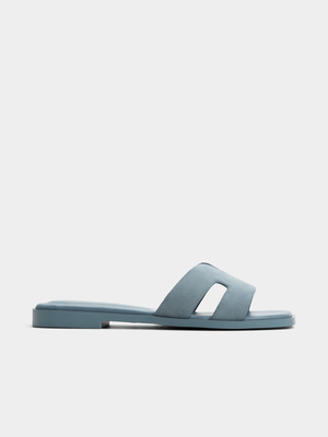 Women's ALDO Blue ITSANDAL Flat Sandals