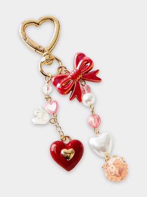 Women's Cotton On Pink Bag Charm