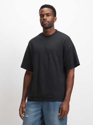 Jet Men's Black Oversized T-Shirt