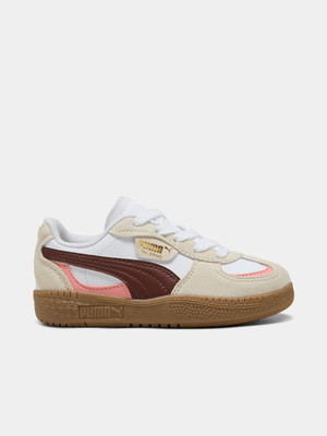 Puma Kids Palermo Moda White/Brown Sneaker