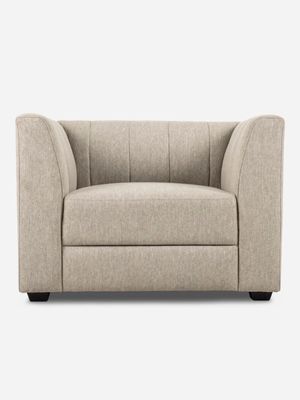Alexa 1 Seater Couch LuxGuard Colourwash Taupe