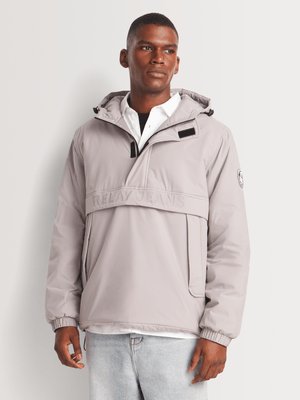 Men's Relay Jeans Padded Anorak Grey Jacket