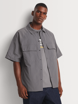 Men's Relay Jeans Nylon Tech Grey Shirt