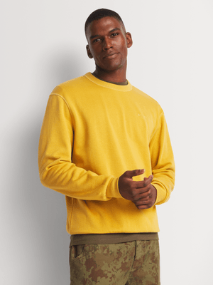 Men's Relay Jeans Basic Yellow Sweater