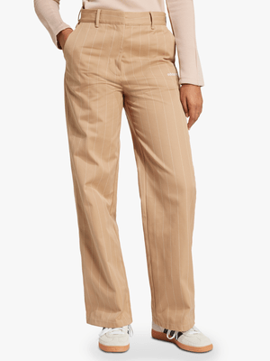 adidas Originals Women's Sandstone Pinstrip Twill Pants