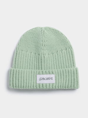 Archive Unisex Micro Green Beanie