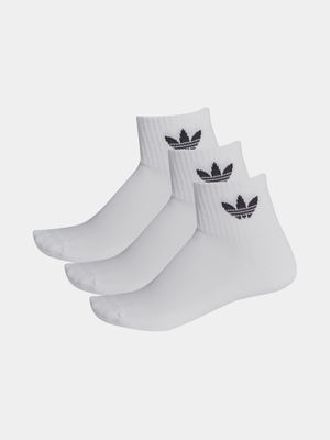 adidas Originals Mid Ankle White Sock
