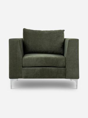 Loxton 1 Seater Couch Danny Olive