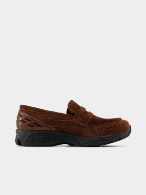 New Balance Women's 1906L Burgundy Suede Loafer