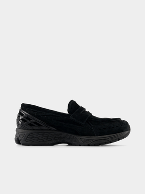 New Balance Women's 1906L Black Suede Loafer
