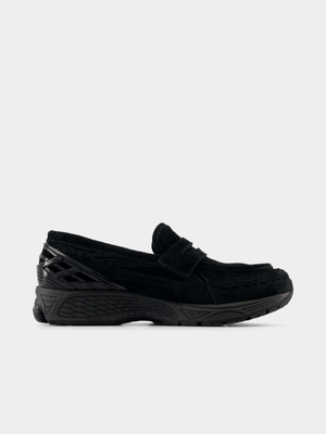 New Balance Men's 1906L Black Suede Loafer