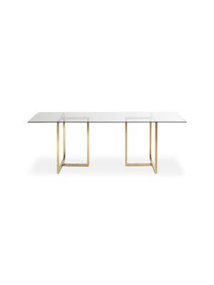 Trick Dining Table Brass 220cm