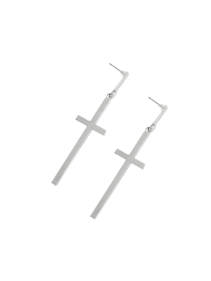 The FIX Women's Cross Drop Earrings