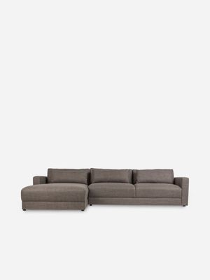 Harlow Corner Unit Couch LHF Ground Grey
