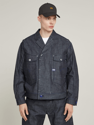 G-Star Men's Origins 3D Dark Blue Denim Jacket