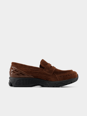 New Balance Men's 1906L Burgundy Suede Loafer