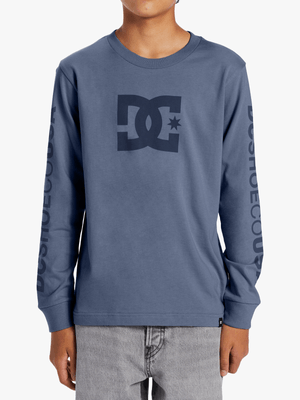 Kids DC Star Long Sleeve Boy T-Shirt