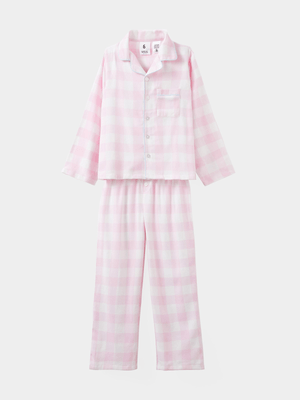 Cotton On Kids Pink Billie Long Sleeve Pyjama Set