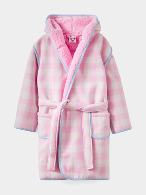 Cotton On Kids Pink Hooded Gown