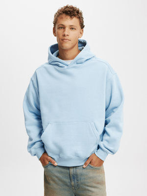 Men's Cotton On Blue Box Fit Hoodie