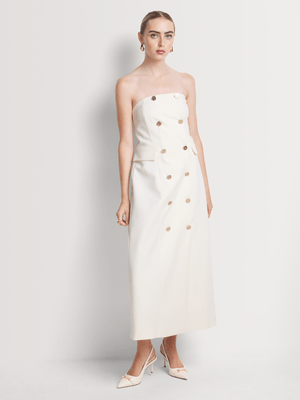 Luella Bandeau Blazer Maxi Dress