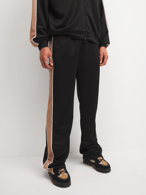 The FIX Men's Black Co-Ord Track Pants