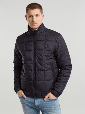 G-Star Men's Meefic Quilted Black Jacket