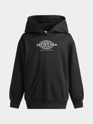 Jet Teen Boys Black New York Hoodie