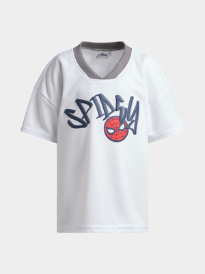Jet Younger Boys White Spidey T-Shirt