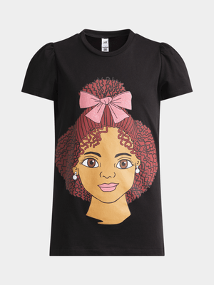 Jet Older Girls Black T-Shirt