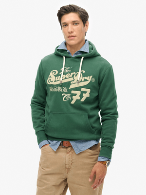Men's Superdry Embroider Script Graphic Hood