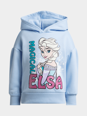 Jet Younger Girls Blue Frozen Hoodie