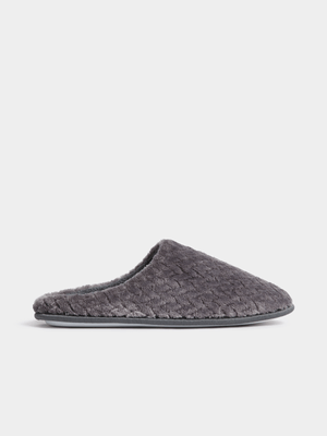 Exact Women's Grey Chenille Slippers